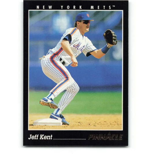 1993 Pinnacle #155 Jeff Kent NM-MT New York Mets Baseball Card Image 1