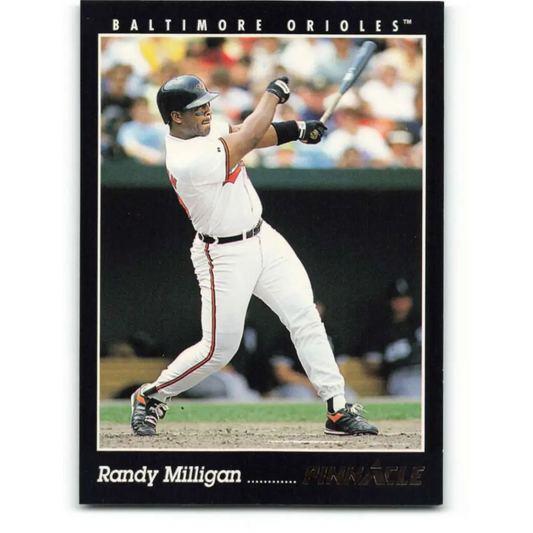1993 Pinnacle #157 Randy Milligan NM-MT Baltimore Orioles Baseball Card Image 1