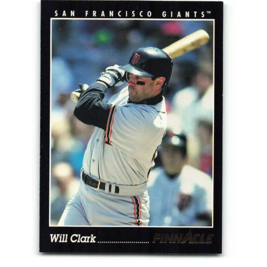 1993 Pinnacle #16 Will Clark NM-MT San Francisco Giants Baseball Card Image 1