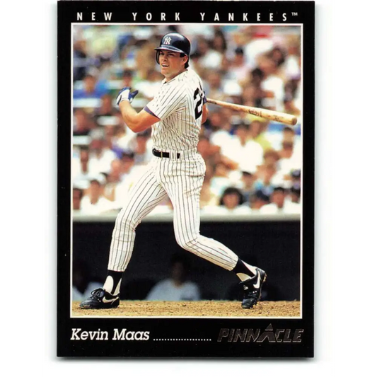 1993 Pinnacle #165 Kevin Maas NM-MT New York Yankees Baseball Card Image 1