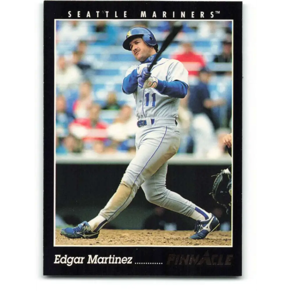 1993 Pinnacle #17 Edgar Martinez NM-MT Seattle Mariners Baseball Card Image 1