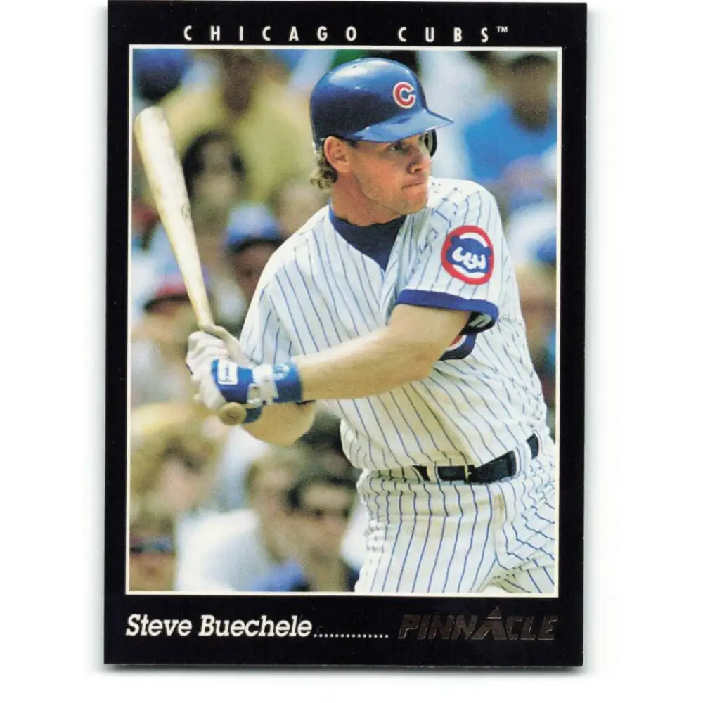 1993 Pinnacle #176 Steve Buechele NM-MT Chicago Cubs Baseball Card Image 1