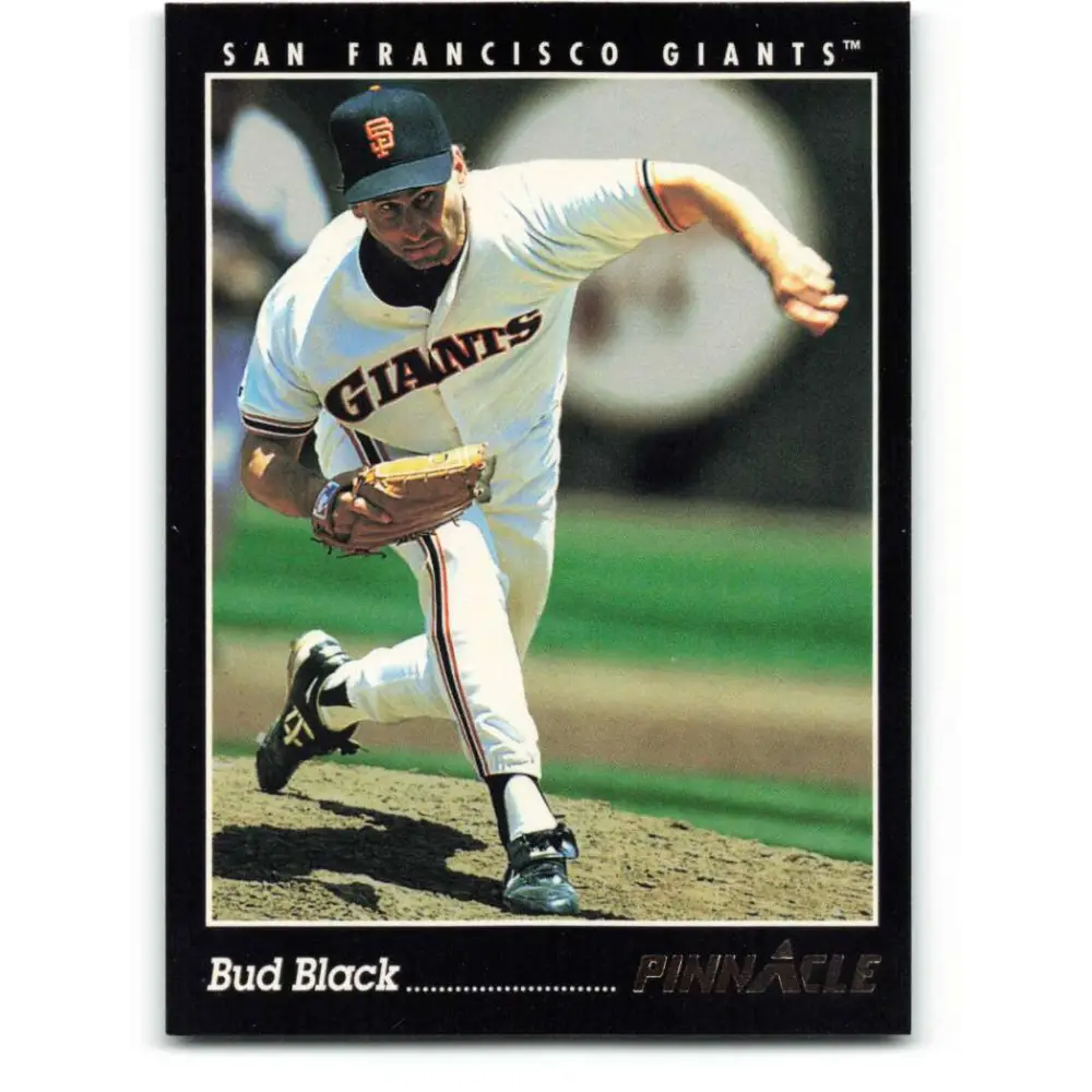 1993 Pinnacle #181 Bud Black NM-MT San Francisco Giants Baseball Card Image 1