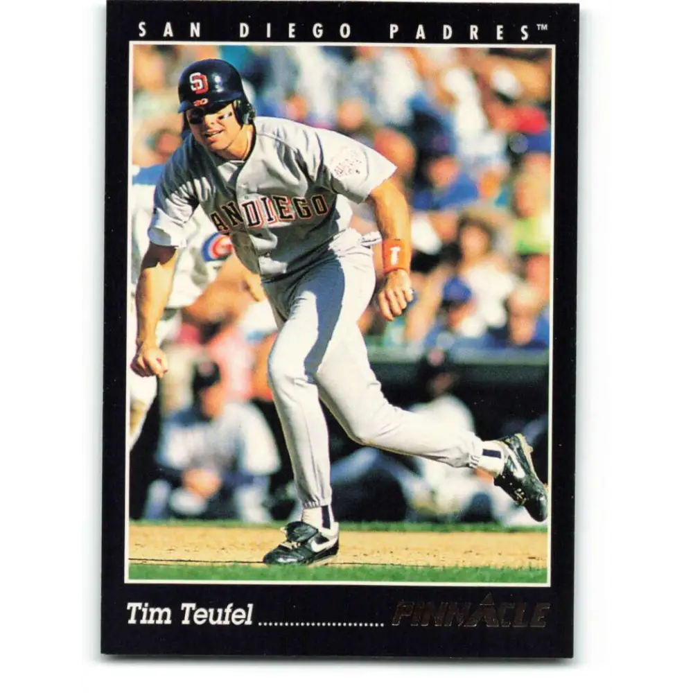 1993 Pinnacle #183 Tim Teufel NM-MT San Diego Padres Baseball Card Image 1