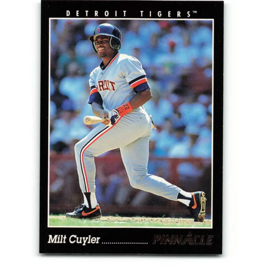 1993 Pinnacle #193 Milt Cuyler NM-MT Detroit Tigers Baseball Card Image 1