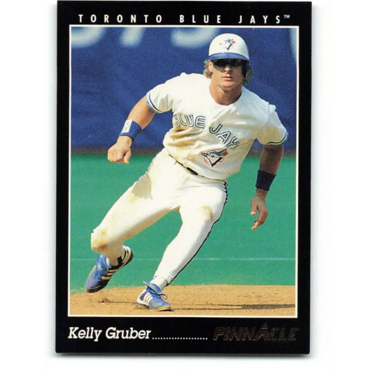 1993 Pinnacle #198 Kelly Gruber NM-MT Toronto Blue Jays Baseball Card Image 1