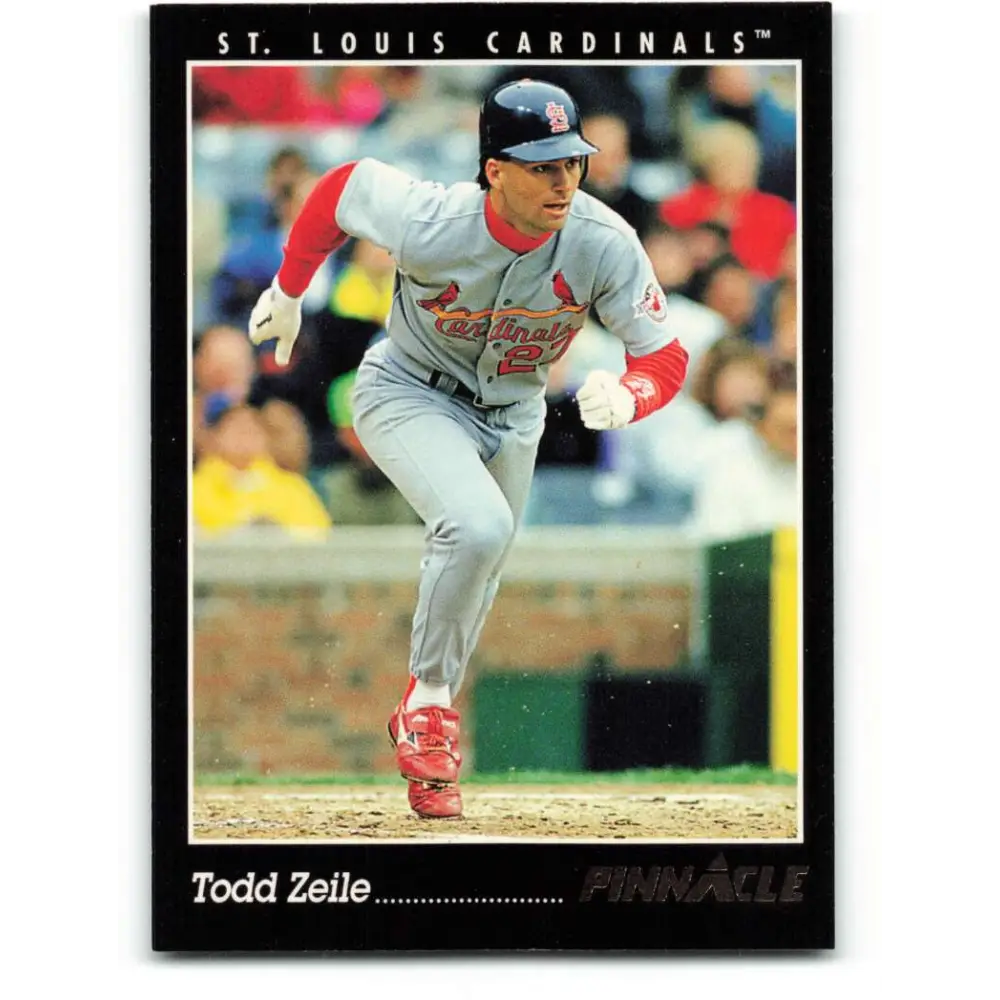1993 Pinnacle #205 Todd Zeile NM-MT St. Louis Cardinals Baseball Card Image 1