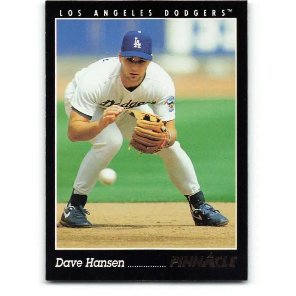 1993 Pinnacle #209 Dave Hansen NM-MT Los Angeles Dodgers Baseball Card Image 1