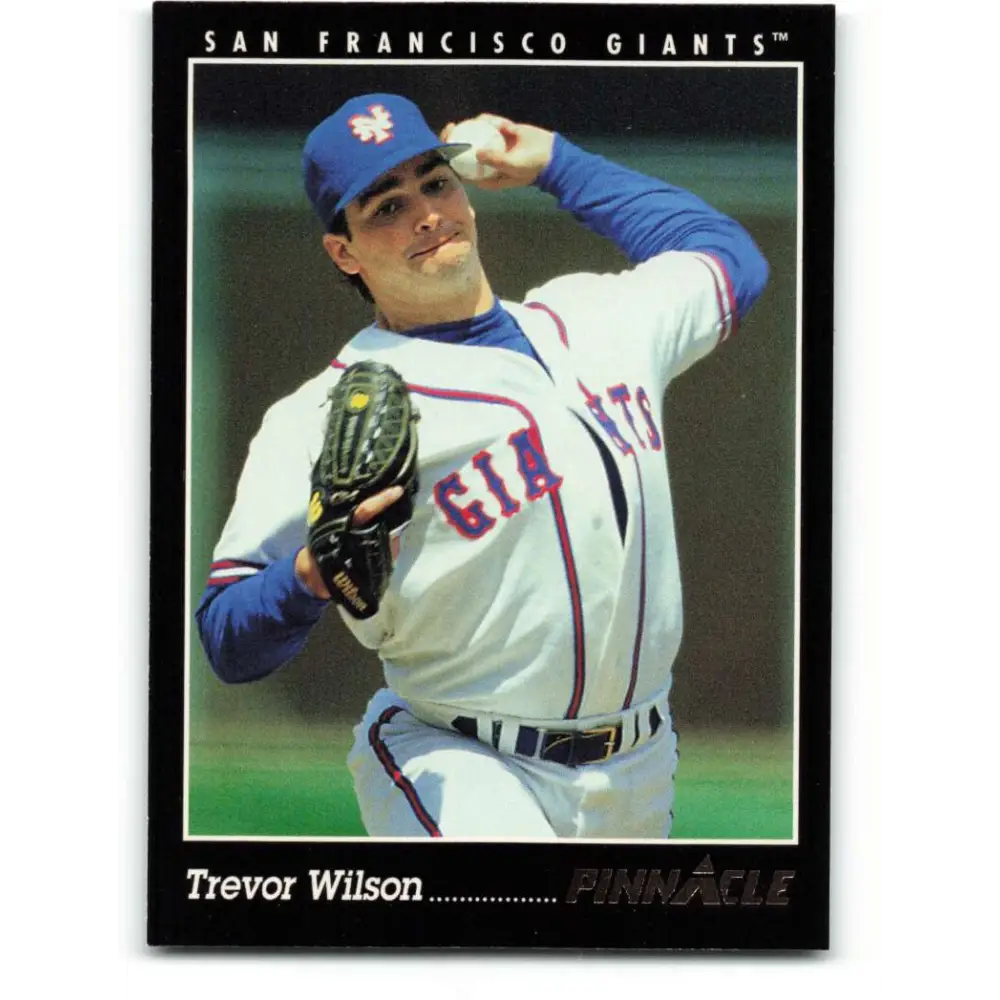1993 Pinnacle #210 Trevor Wilson NM-MT San Francisco Giants Baseball Card Image 1
