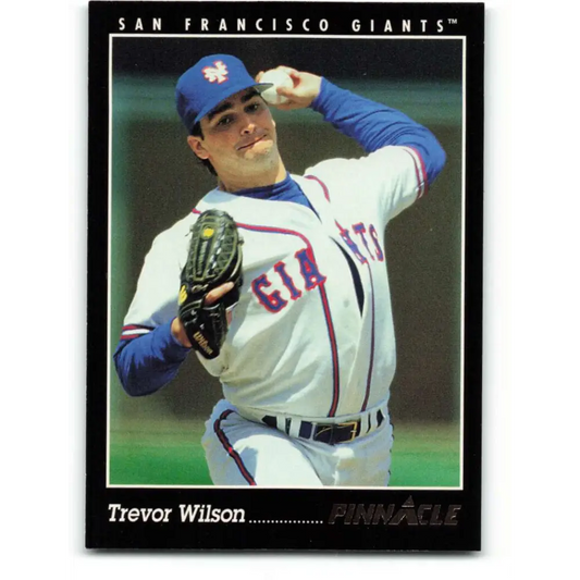1993 Pinnacle #210 Trevor Wilson NM-MT San Francisco Giants Baseball Card Image 1