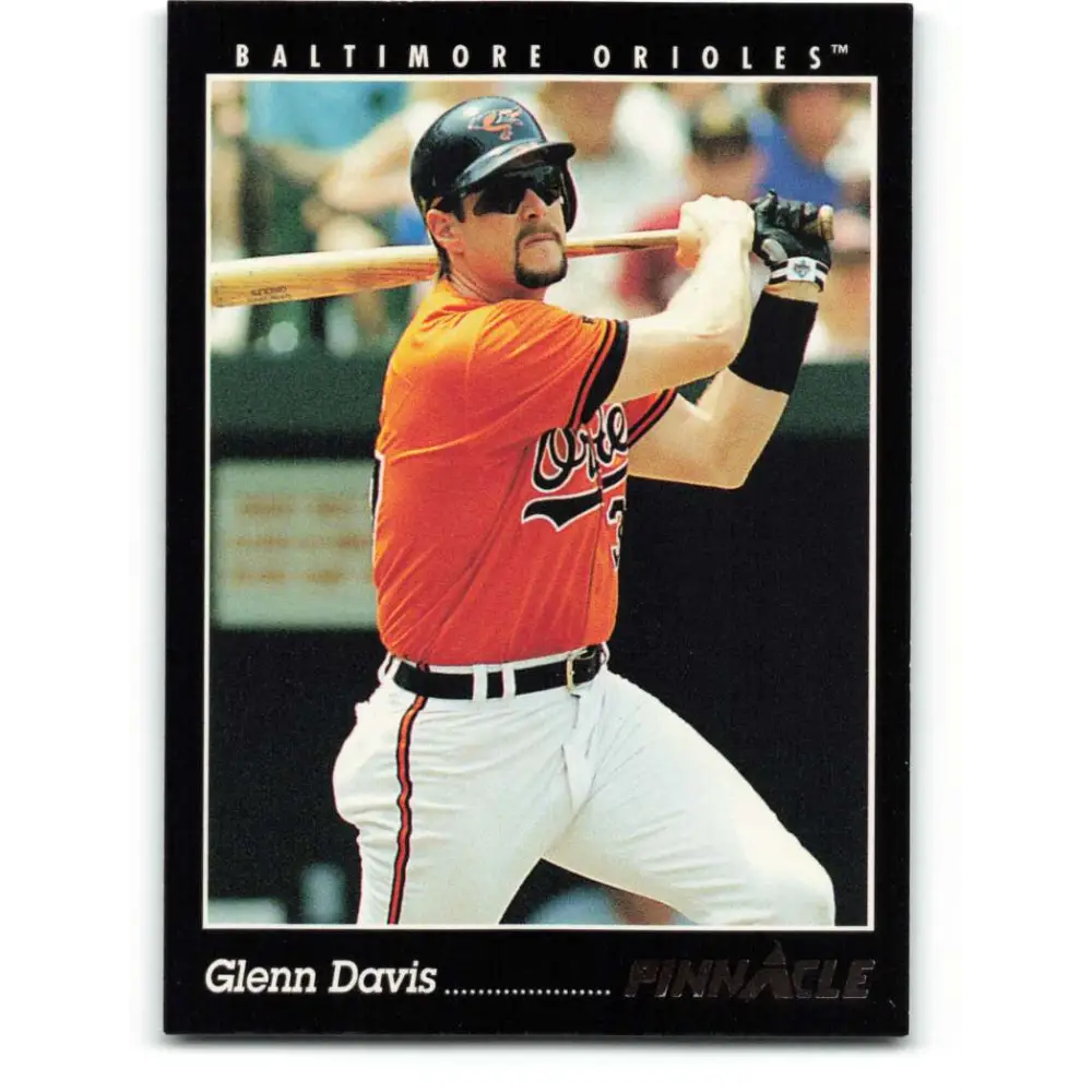 1993 Pinnacle #217 Glenn Davis NM-MT Baltimore Orioles Baseball Card Image 1