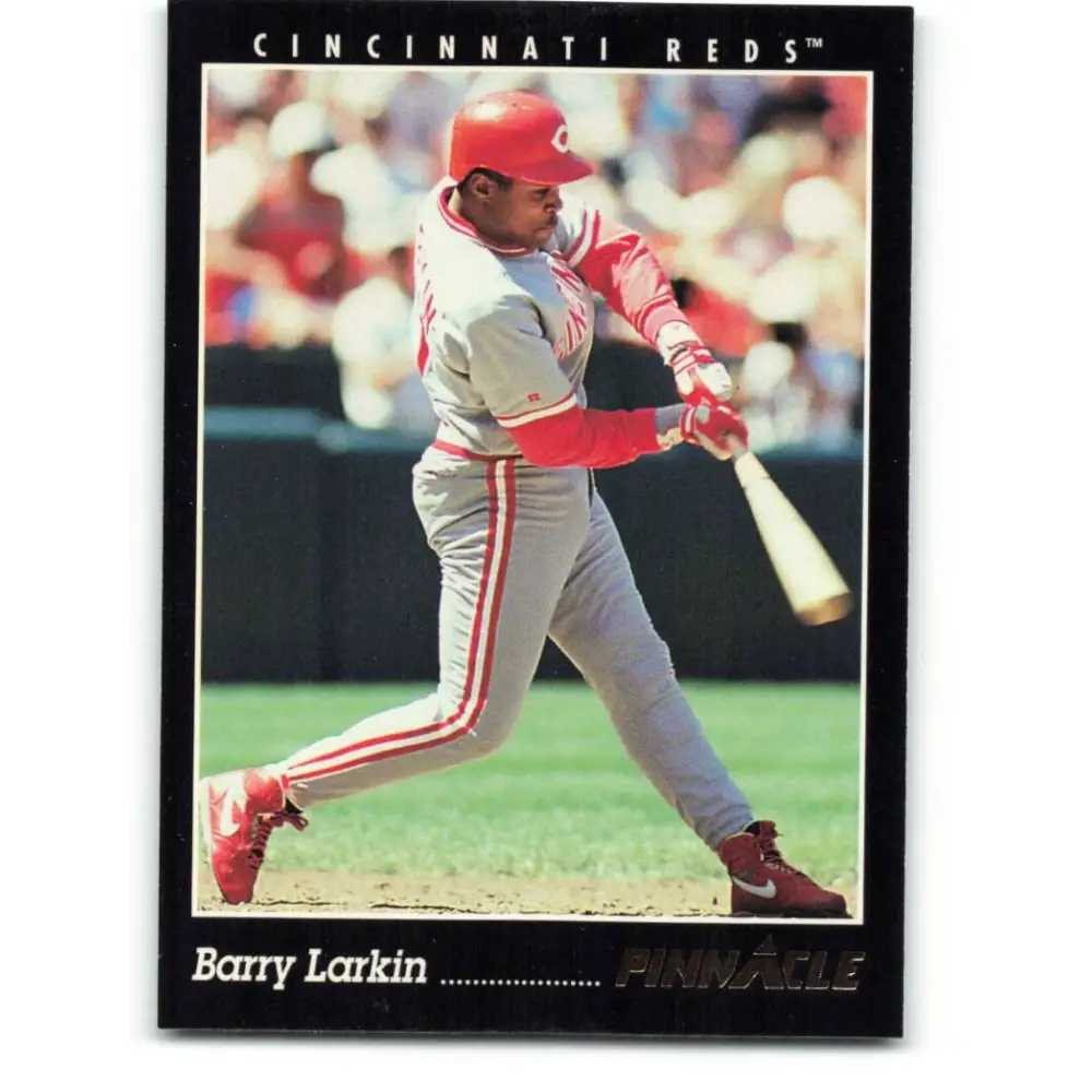 1993 Pinnacle #22 Barry Larkin NM-MT Cincinnati Reds Baseball Card Image 1
