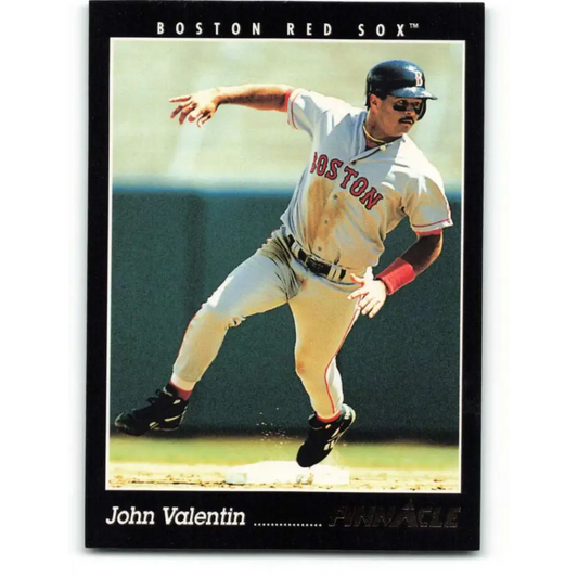 1993 Pinnacle #224 John Valentin NM-MT Boston Red Sox Baseball Card Image 1