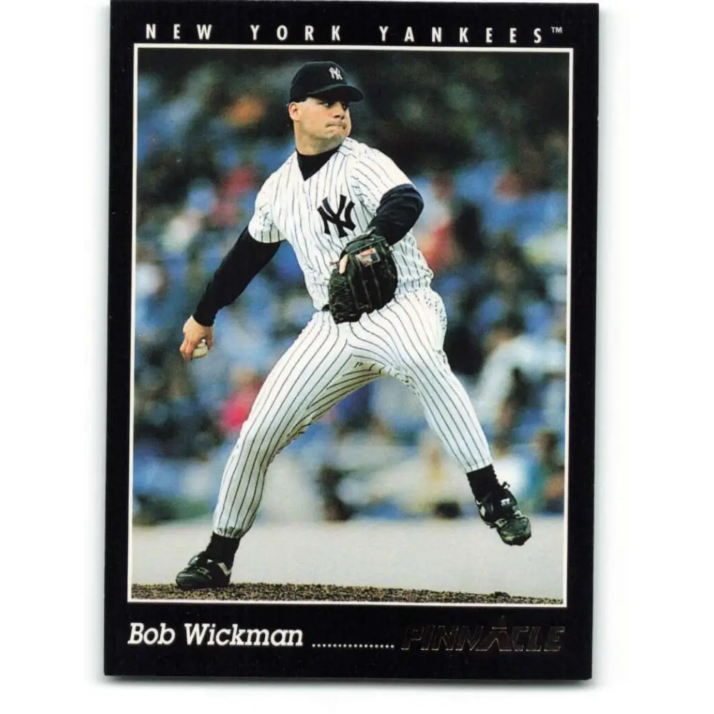 1993 Pinnacle #226 Bob Wickman NM-MT New York Yankees Baseball Card Image 1