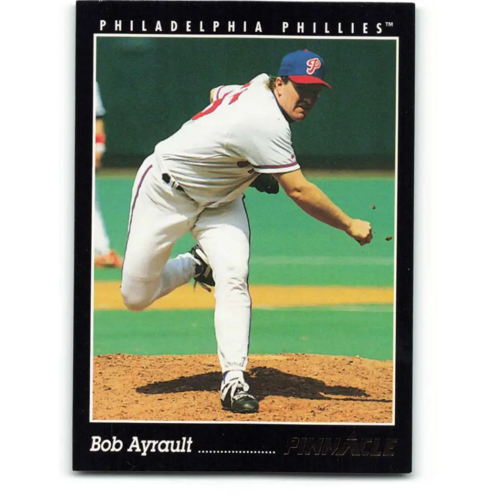 1993 Pinnacle #229 Bob Ayrault NM-MT Philadelphia Phillies Baseball Card Image 1
