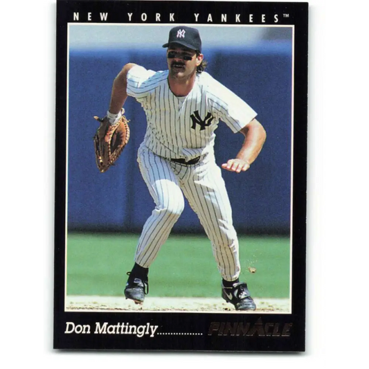 1993 Pinnacle #23 Don Mattingly NM-MT New York Yankees Baseball Card Image 1