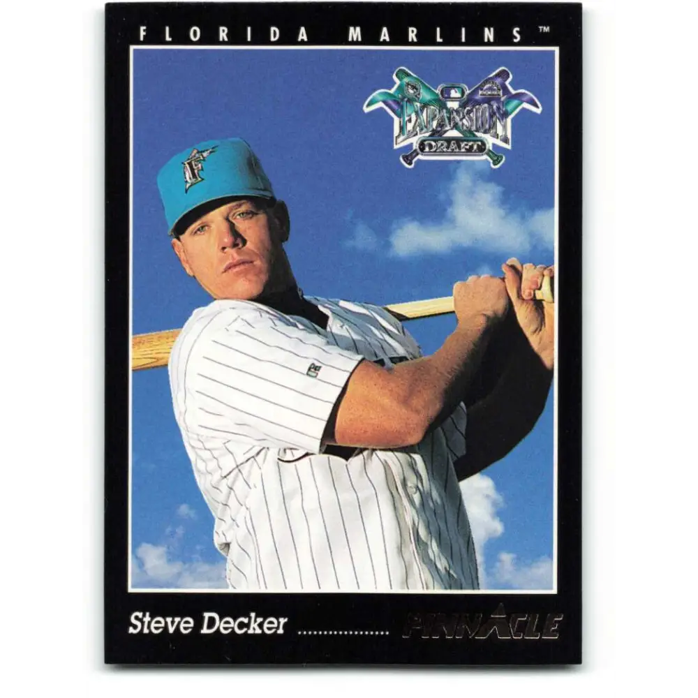 1993 Pinnacle #233 Steve Decker NM-MT Florida Marlins Baseball Card Image 1