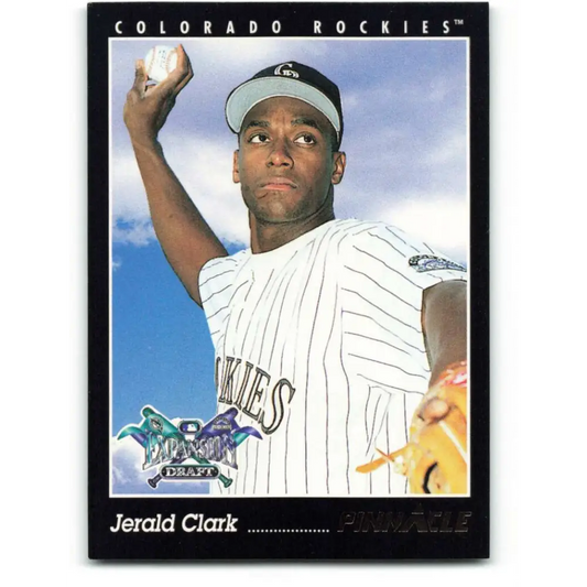 1993 Pinnacle #234 Jerald Clark NM-MT Colorado Rockies Baseball Card Image 1