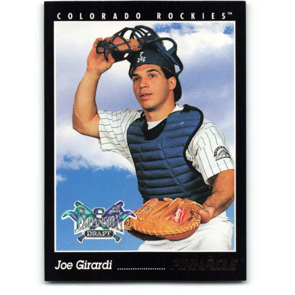 1993 Pinnacle #236 Joe Girardi NM-MT Colorado Rockies Baseball Card Image 1