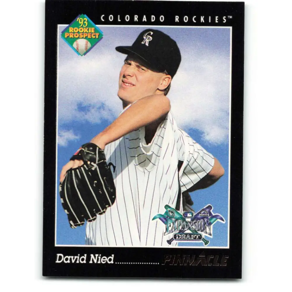 1993 Pinnacle #238 David Nied NM-MT Colorado Rockies Baseball Card Image 1