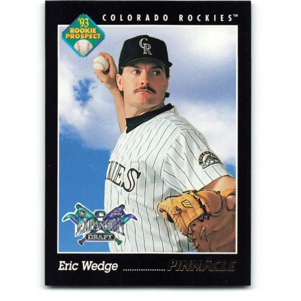 1993 Pinnacle #239 Eric Wedge NM-MT RC Rookie Colorado Rockies Baseball Card Image 1
