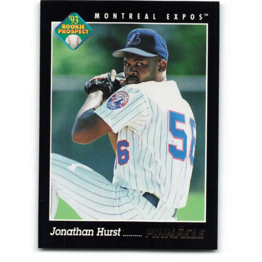 1993 Pinnacle #242 Jonathan Hurst NM-MT Montreal Expos Baseball Card Image 1
