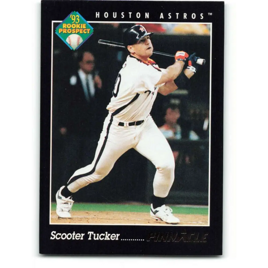 1993 Pinnacle #245 Scooter Tucker NM-MT Houston Astros Baseball Card Image 1