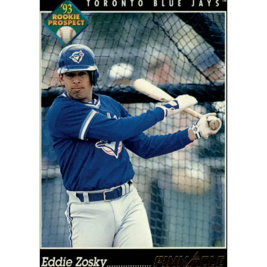 1993 Pinnacle #247 Eddie Zosky NM-MT Toronto Blue Jays Baseball Card Image 1