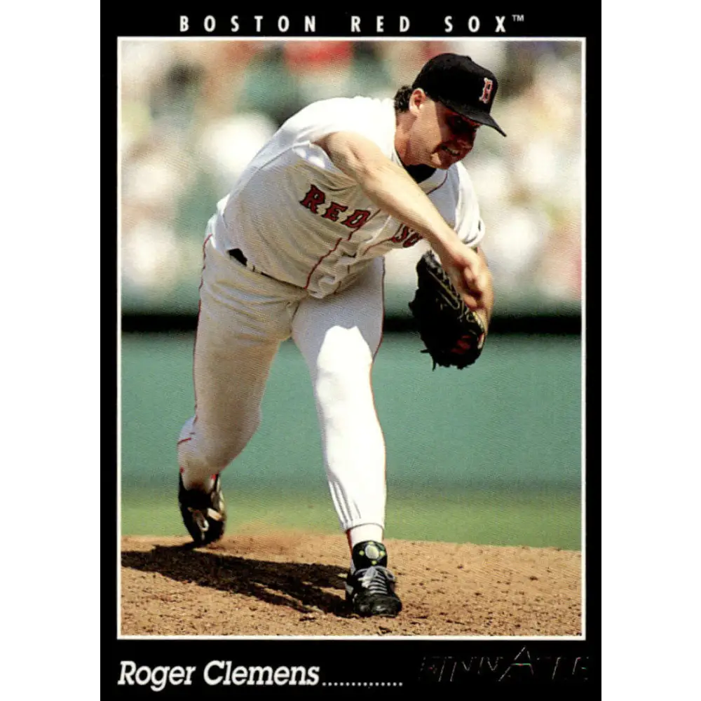 1993 Pinnacle #25 Roger Clemens EX/NM Boston Red Sox Baseball Card Image 1