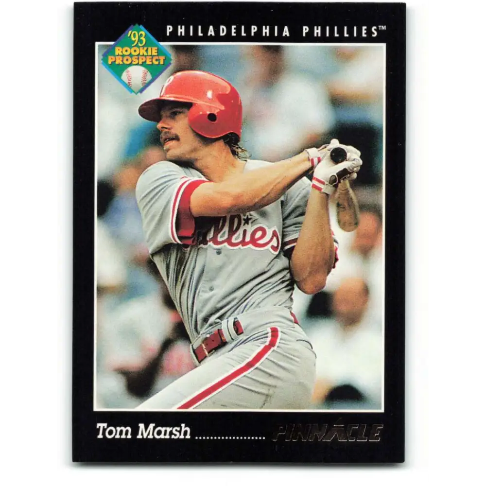 1993 Pinnacle #256 Tom Marsh NM-MT Philadelphia Phillies Baseball Card Image 1