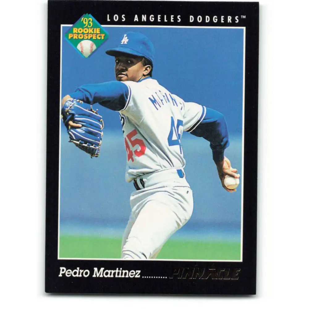 1993 Pinnacle #259 Pedro Martinez NM-MT Los Angeles Dodgers Baseball Card Image 1