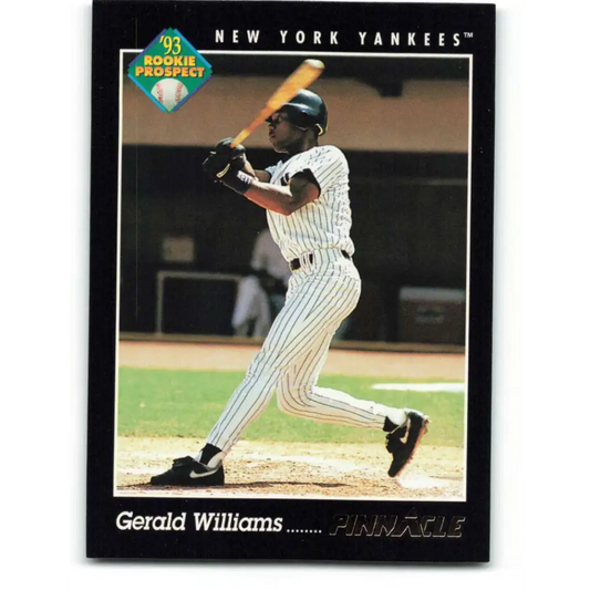 1993 Pinnacle #266 Gerald Williams NM-MT New York Yankees Baseball Card Image 1