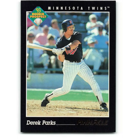 1993 Pinnacle #267 Derek Parks NM-MT Minnesota Twins Baseball Card Image 1
