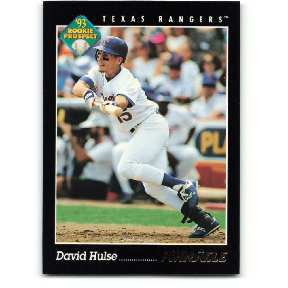 1993 Pinnacle #269 David Hulse NM-MT RC Rookie Texas Rangers Baseball Card Image 1