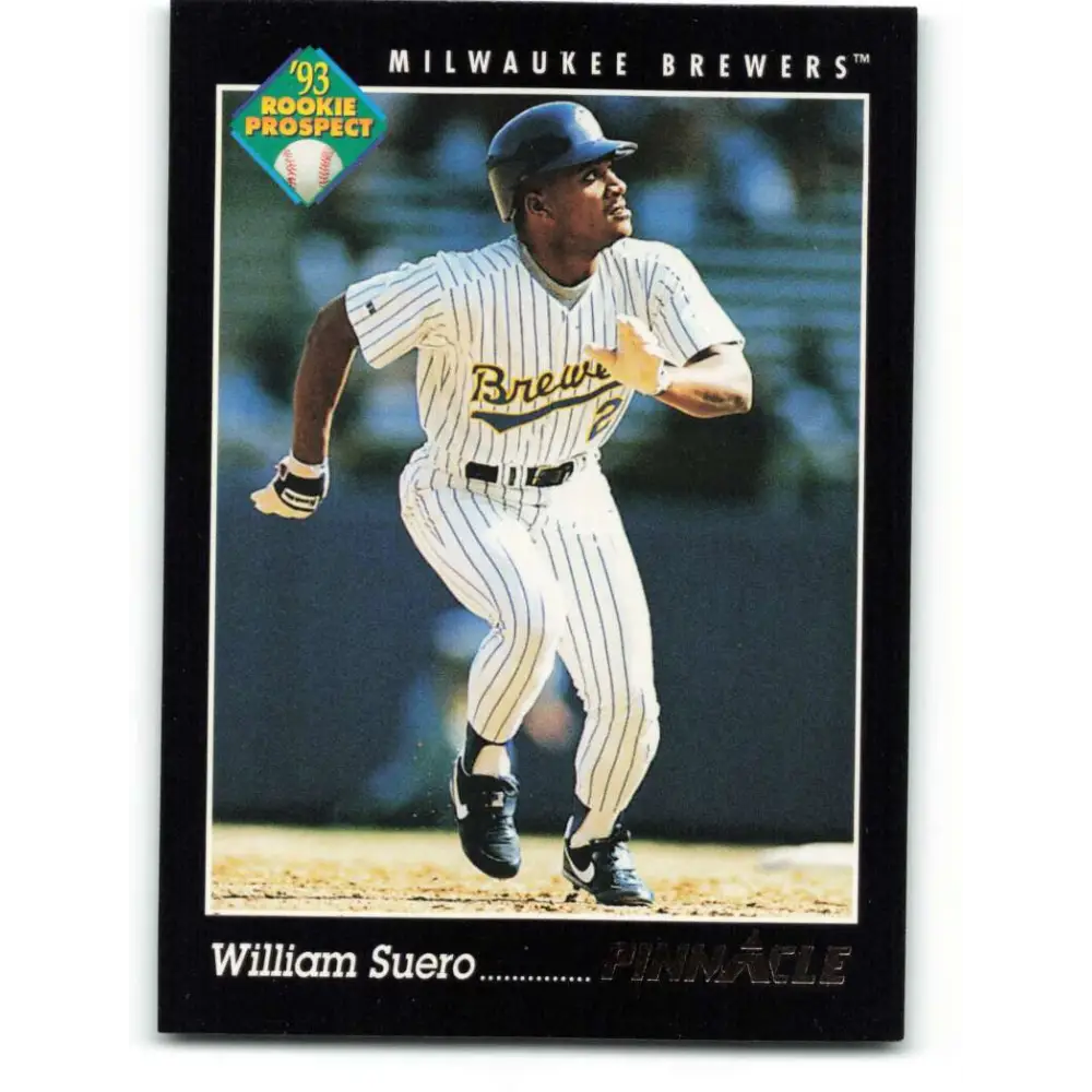1993 Pinnacle #271 William Suero NM-MT Milwaukee Brewers Baseball Card Image 1