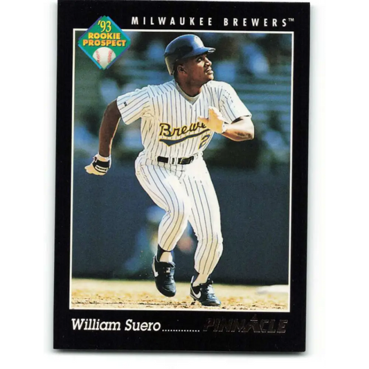 1993 Pinnacle #271 William Suero NM-MT Milwaukee Brewers Baseball Card Image 1