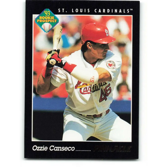 1993 Pinnacle #272 Ozzie Canseco NM-MT St. Louis Cardinals Baseball Card Image 1