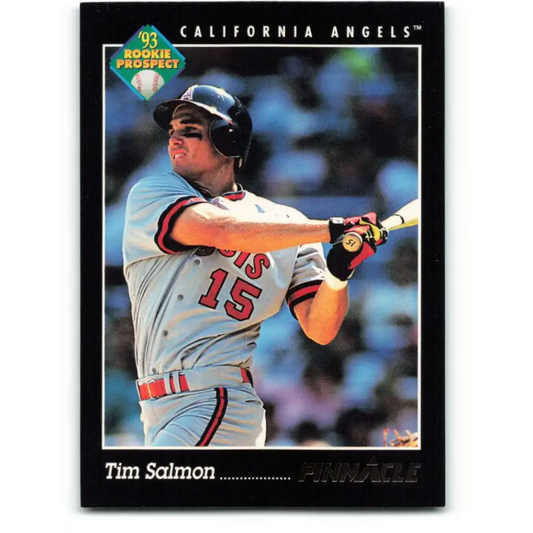 1993 Pinnacle #276 Tim Salmon NM-MT California Angels Baseball Card Image 1