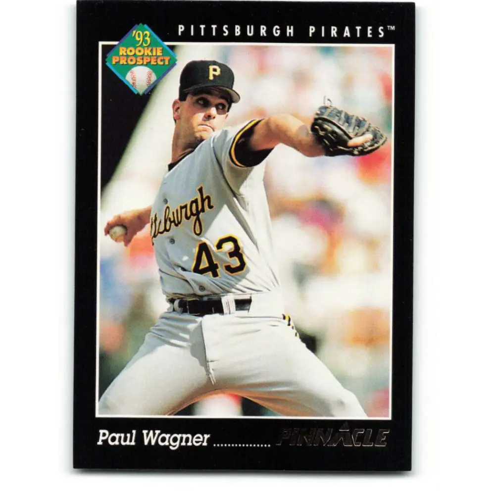 1993 Pinnacle #282 Paul Wagner NM-MT Pittsburgh Pirates Baseball Card Image 1