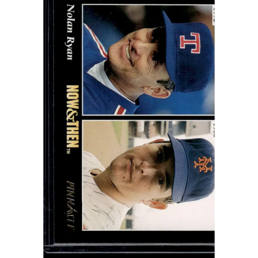 1993 Pinnacle #290 Nolan Ryan Texas Rangers / New York Mets NM-MT Baseball Card Image 1