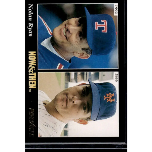 1993 Pinnacle #290 Nolan Ryan Texas Rangers / New York Mets NM-MT Baseball Card Image 1