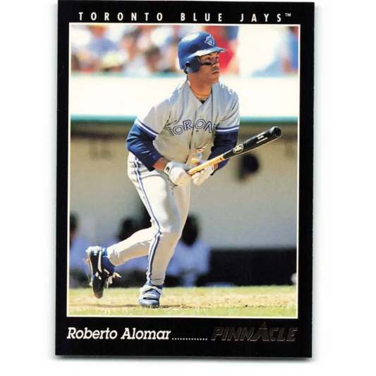 1993 Pinnacle #30 Roberto Alomar NM-MT Toronto Blue Jays Baseball Card Image 1