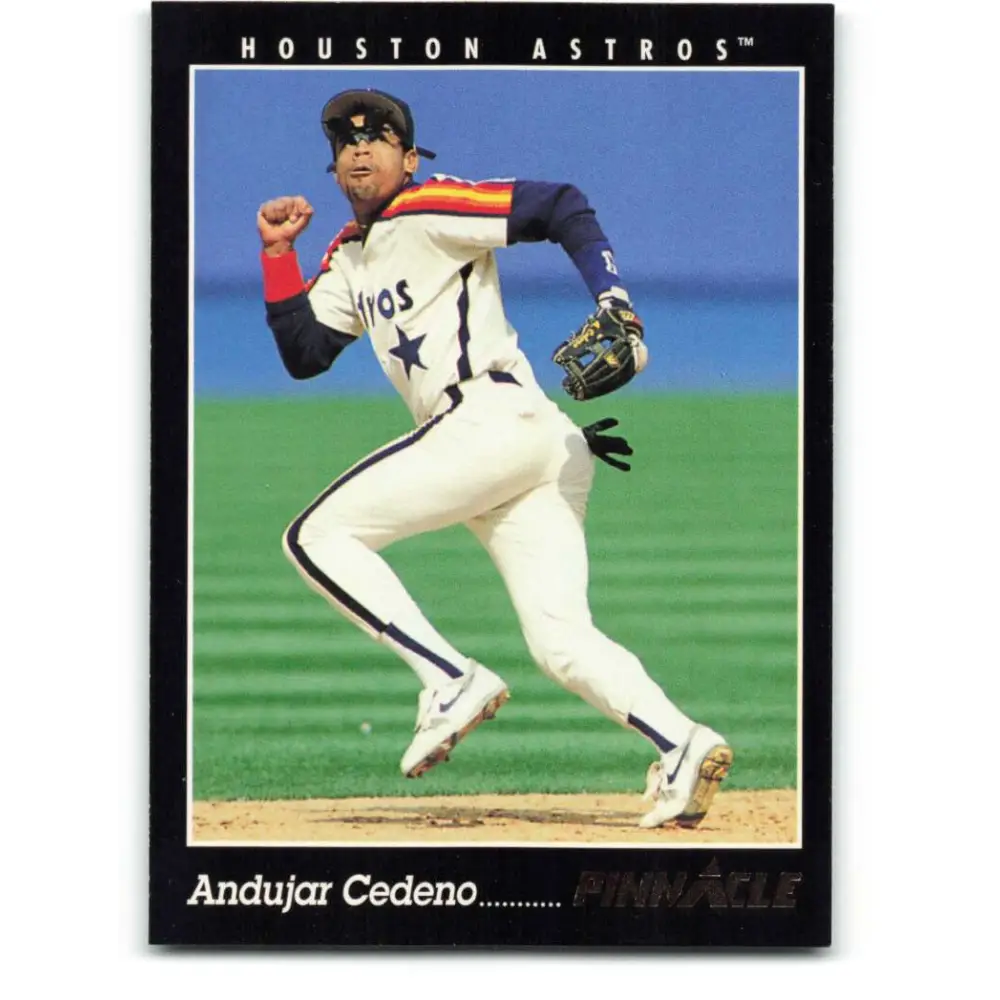 1993 Pinnacle #32 Andujar Cedeno NM-MT Houston Astros Baseball Card Image 1
