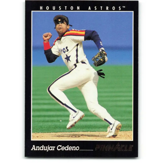 1993 Pinnacle #32 Andujar Cedeno NM-MT Houston Astros Baseball Card Image 1