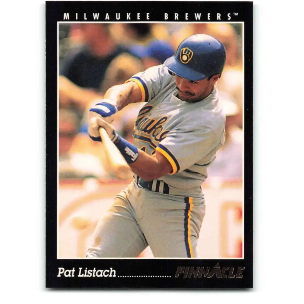 1993 Pinnacle #33 Pat Listach NM-MT Milwaukee Brewers Baseball Card Image 1