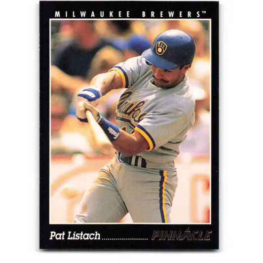 1993 Pinnacle #33 Pat Listach NM-MT Milwaukee Brewers Baseball Card Image 1