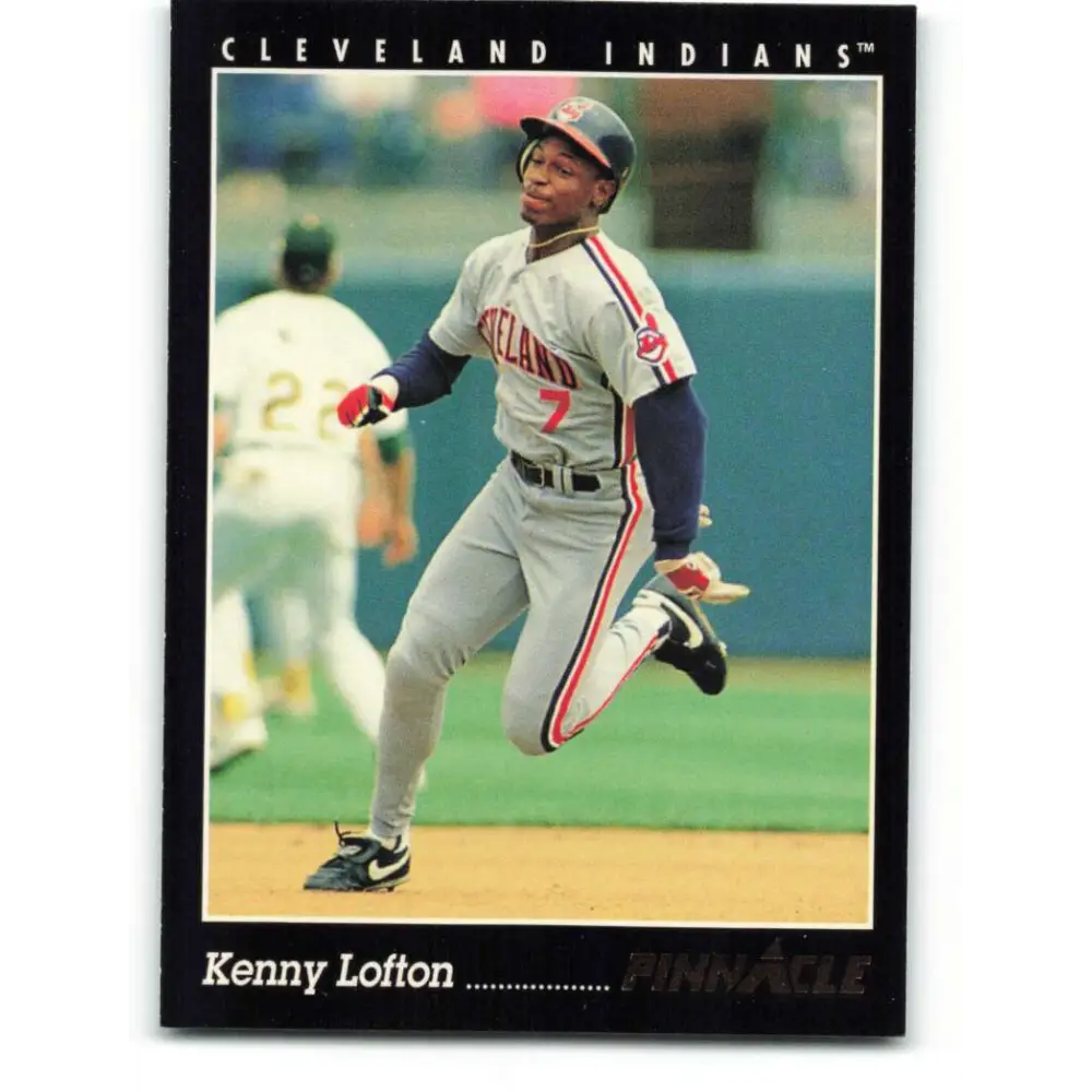 1993 Pinnacle #40 Kenny Lofton NM-MT Cleveland Indians Baseball Card Image 1
