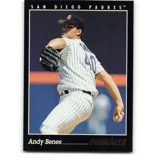1993 Pinnacle #42 Andy Benes NM-MT San Diego Padres Baseball Card Image 1