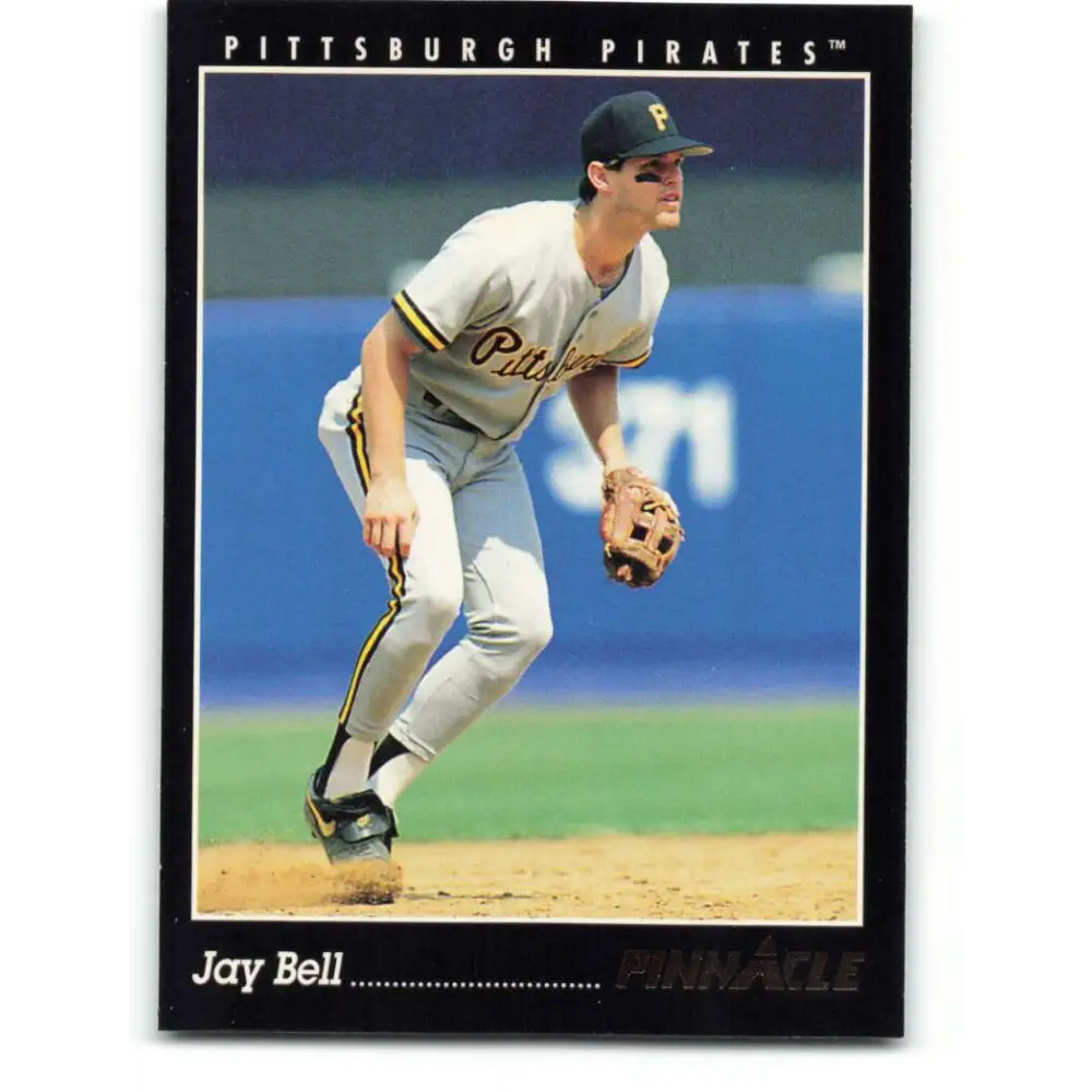 1993 Pinnacle #48 Jay Bell NM-MT Pittsburgh Pirates Baseball Card Image 1