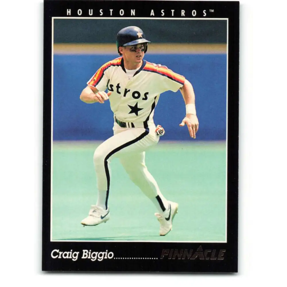 1993 Pinnacle #50 Craig Biggio NM-MT Houston Astros Baseball Card Image 1